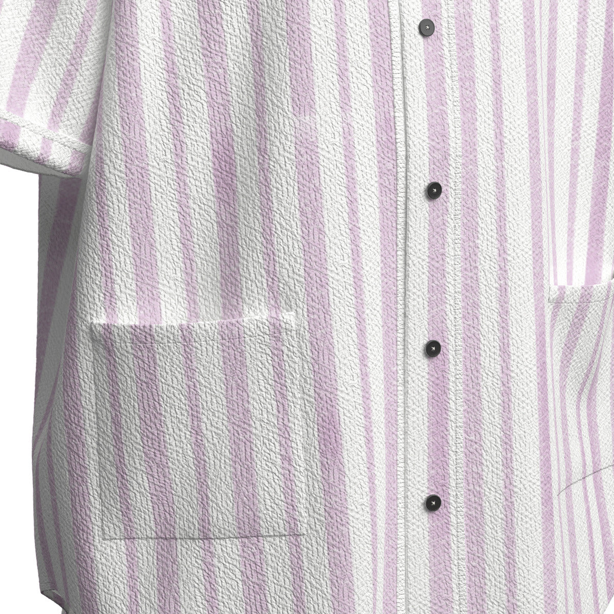 Custom Pink White Soft Pastel Stripe Casual Fashion Textured Baseball Jersey Limited