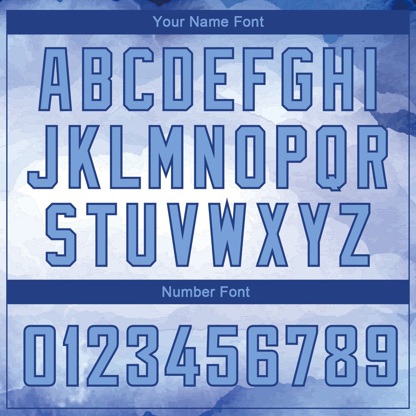 Custom White Light Blue-Royal 3D Pattern Design Sky With Clouds Watercolor Style Authentic Basketball Jersey Limited