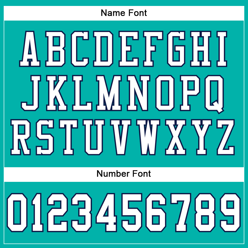 Custom Aqua White-Navy Mesh Authentic Football Jersey Limited