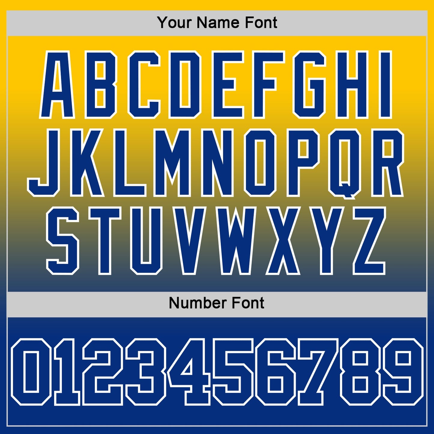 Custom Yellow Royal-White Fade Fashion Round Neck Sublimation Basketball Suit Jersey Limited