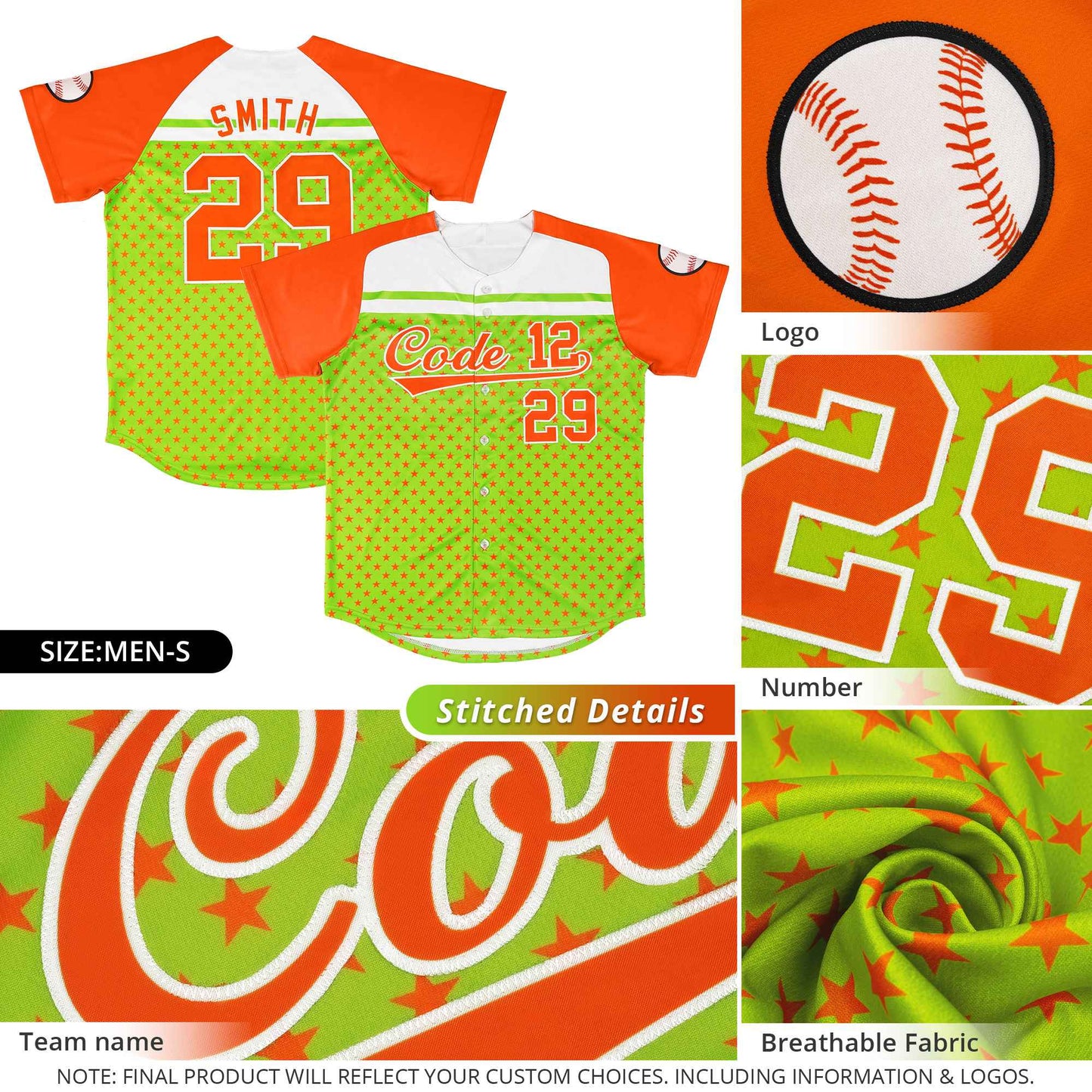 Custom Silver Pink-White Raglan Sleeve Personalized Star Print Authentic Baseball Jersey Limited