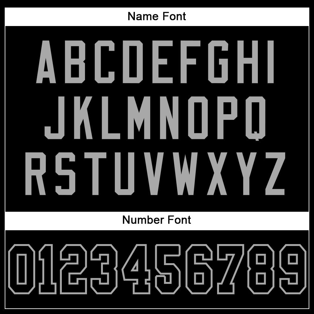 Custom Black Black-Gray Mesh Authentic Football Jersey Limited