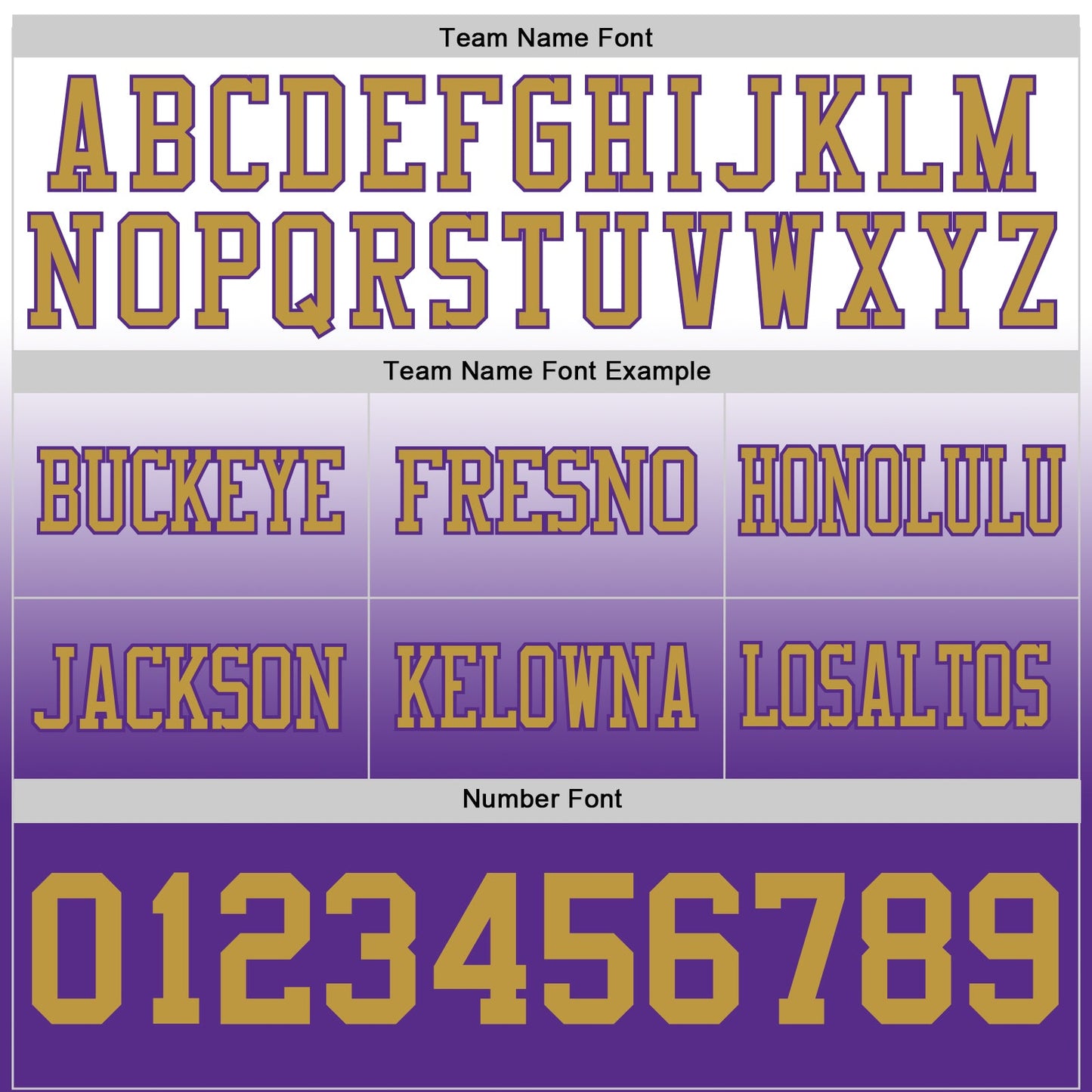 Custom White Old Gold-Purple Authentic Fade Fashion Football Jersey Limited