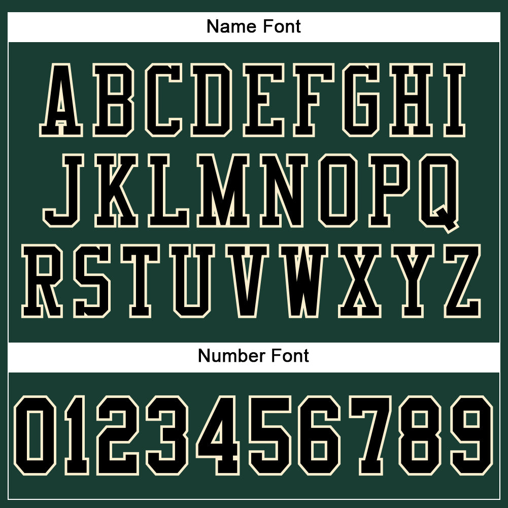 Custom Green Black-Cream Mesh Authentic Football Jersey Limited