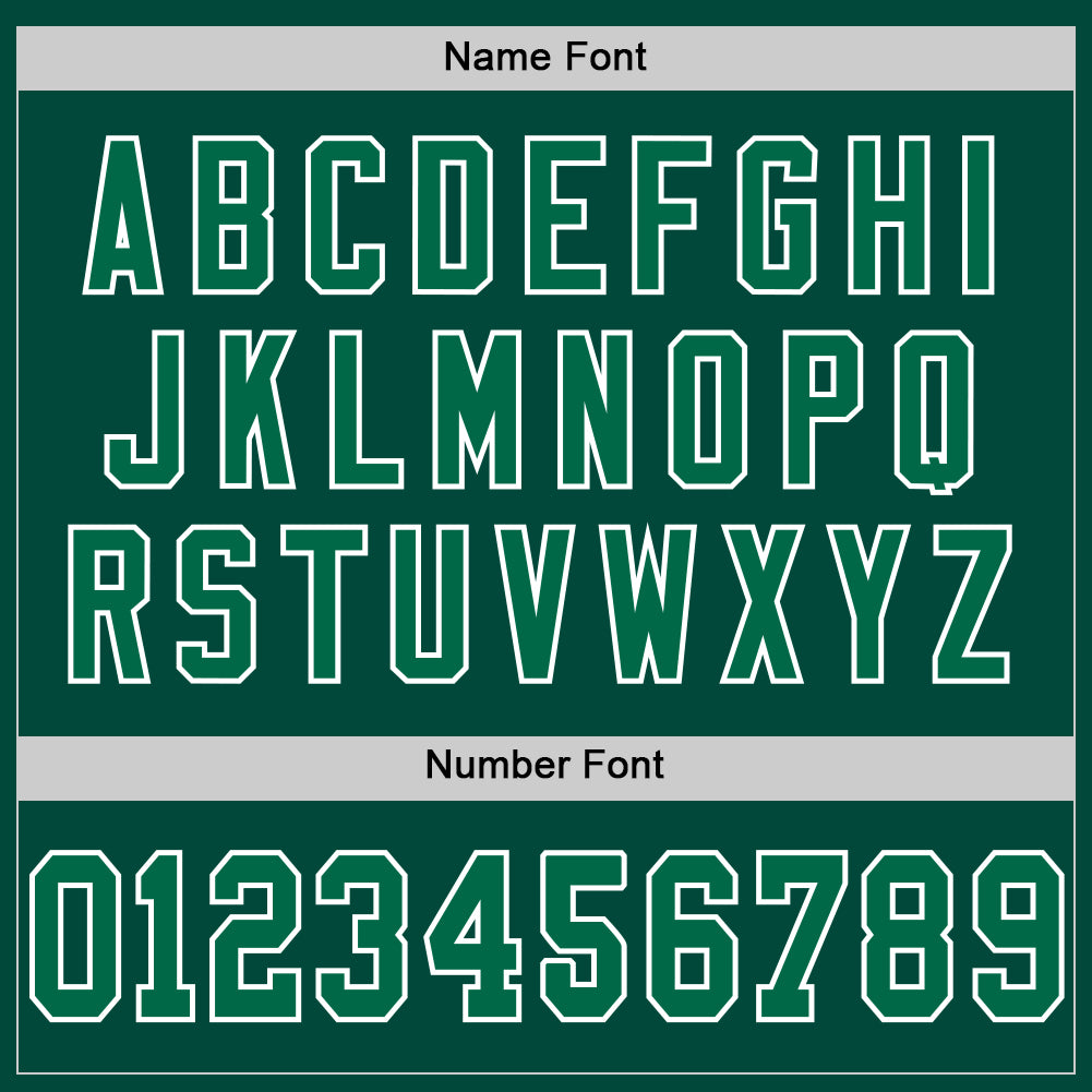 Custom Green Kelly Green-White Mesh Authentic Throwback Football Jersey Limited