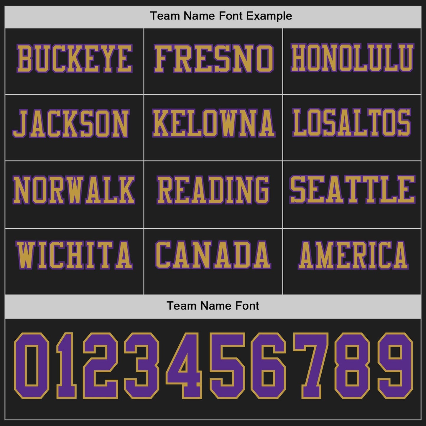 Custom Black Purple-Old Gold Long Sleeve Authentic Football Jersey Limited