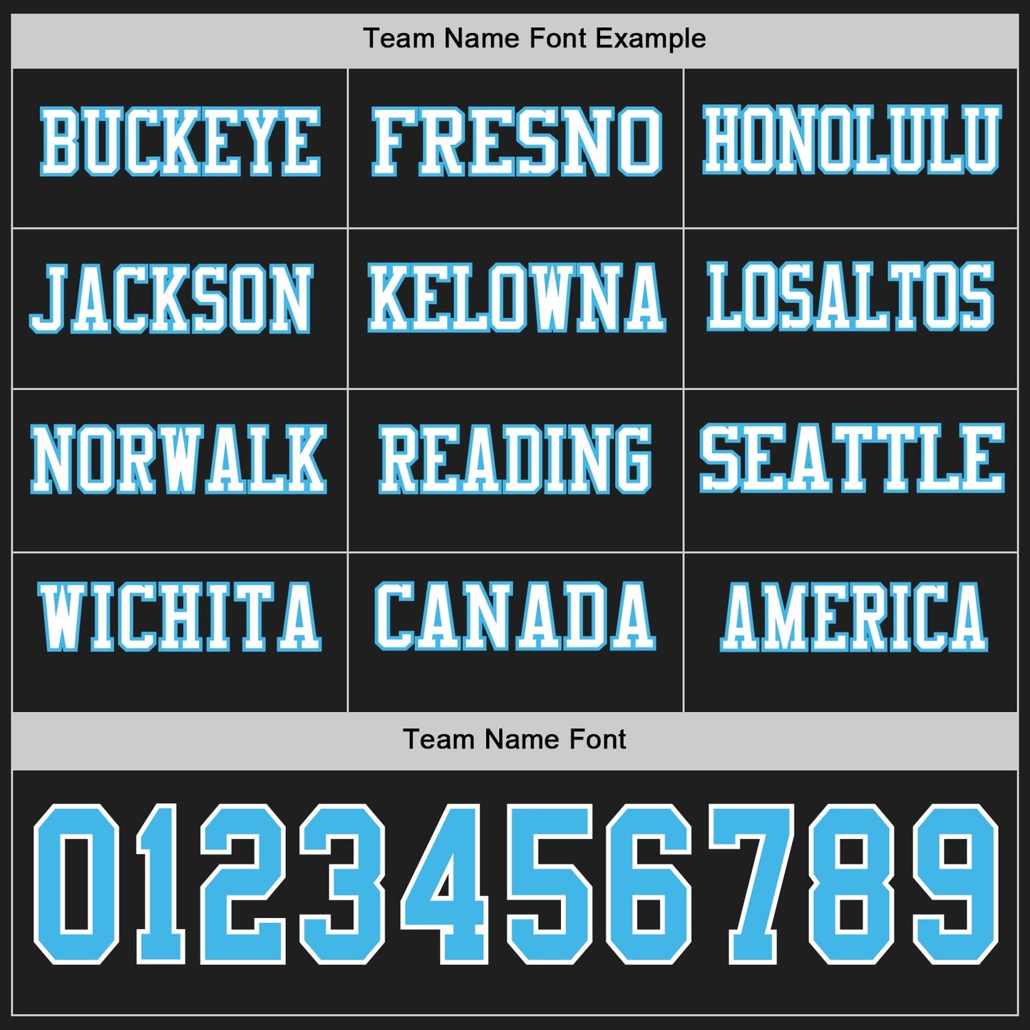 Custom Black Sky Blue-White Long Sleeve Authentic Football Jersey Limited