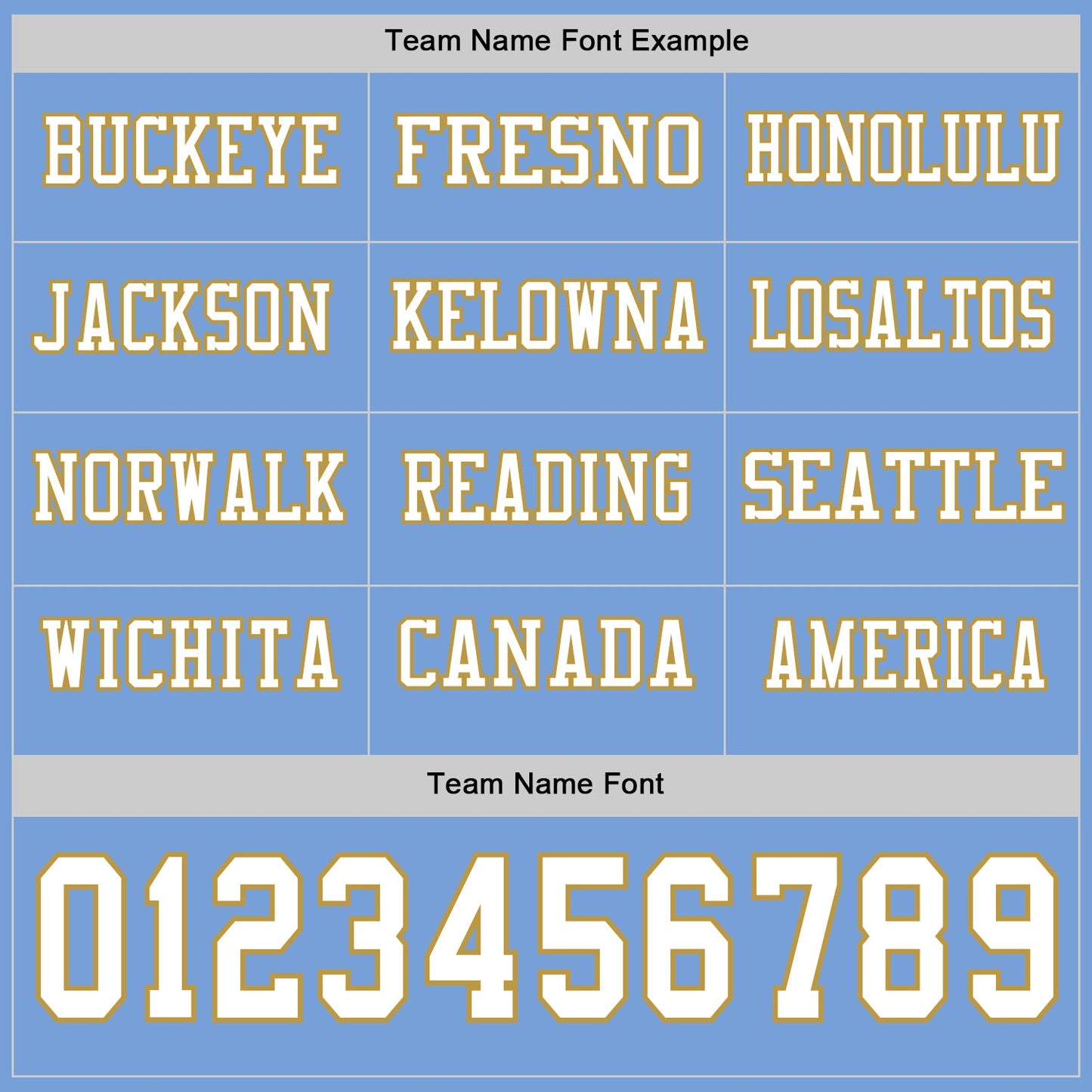 Custom Light Blue White-Old Gold Long Sleeve Authentic Football Jersey Limited