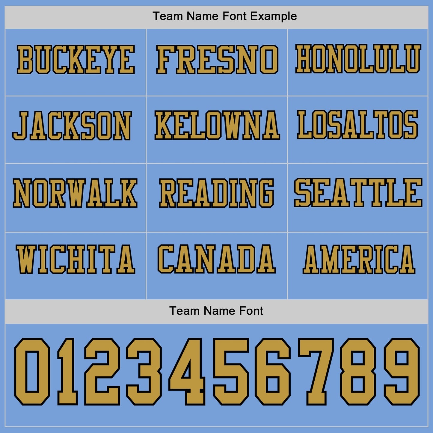 Custom Light Blue Old Gold-Black Long Sleeve Authentic Football Jersey Limited