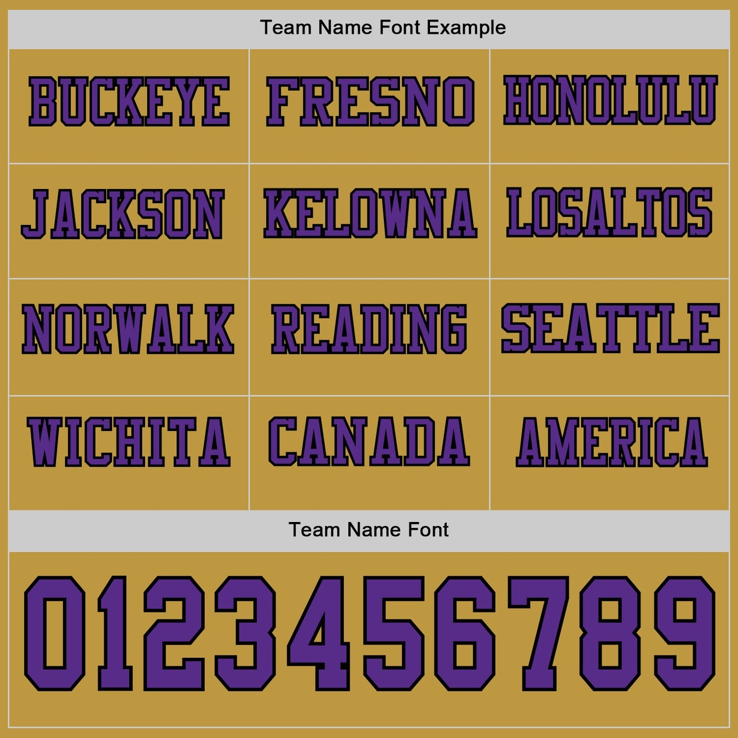 Custom Old Gold Purple-Black Long Sleeve Authentic Football Jersey Limited