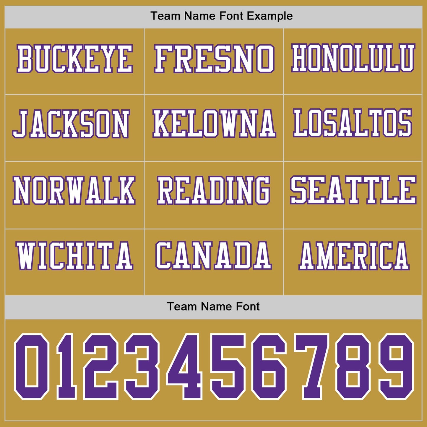 Custom Old Gold Purple-White Long Sleeve Authentic Football Jersey Limited