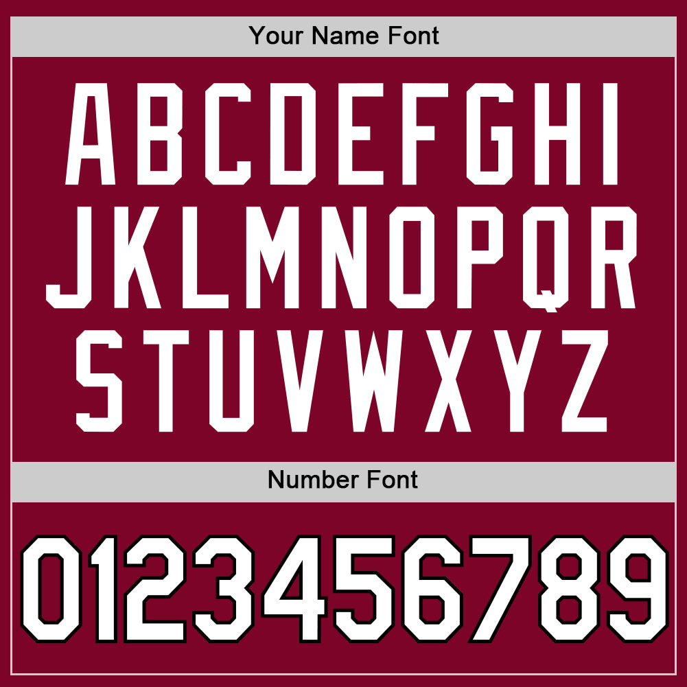 Custom Maroon White-Black Authentic Throwback Basketball Jersey Limited