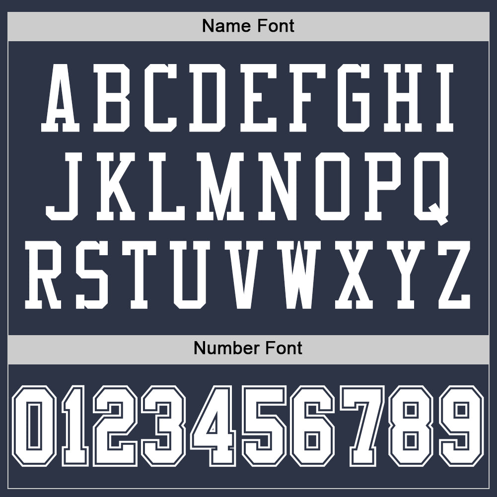 Custom Navy White Mesh Authentic Football Jersey Limited