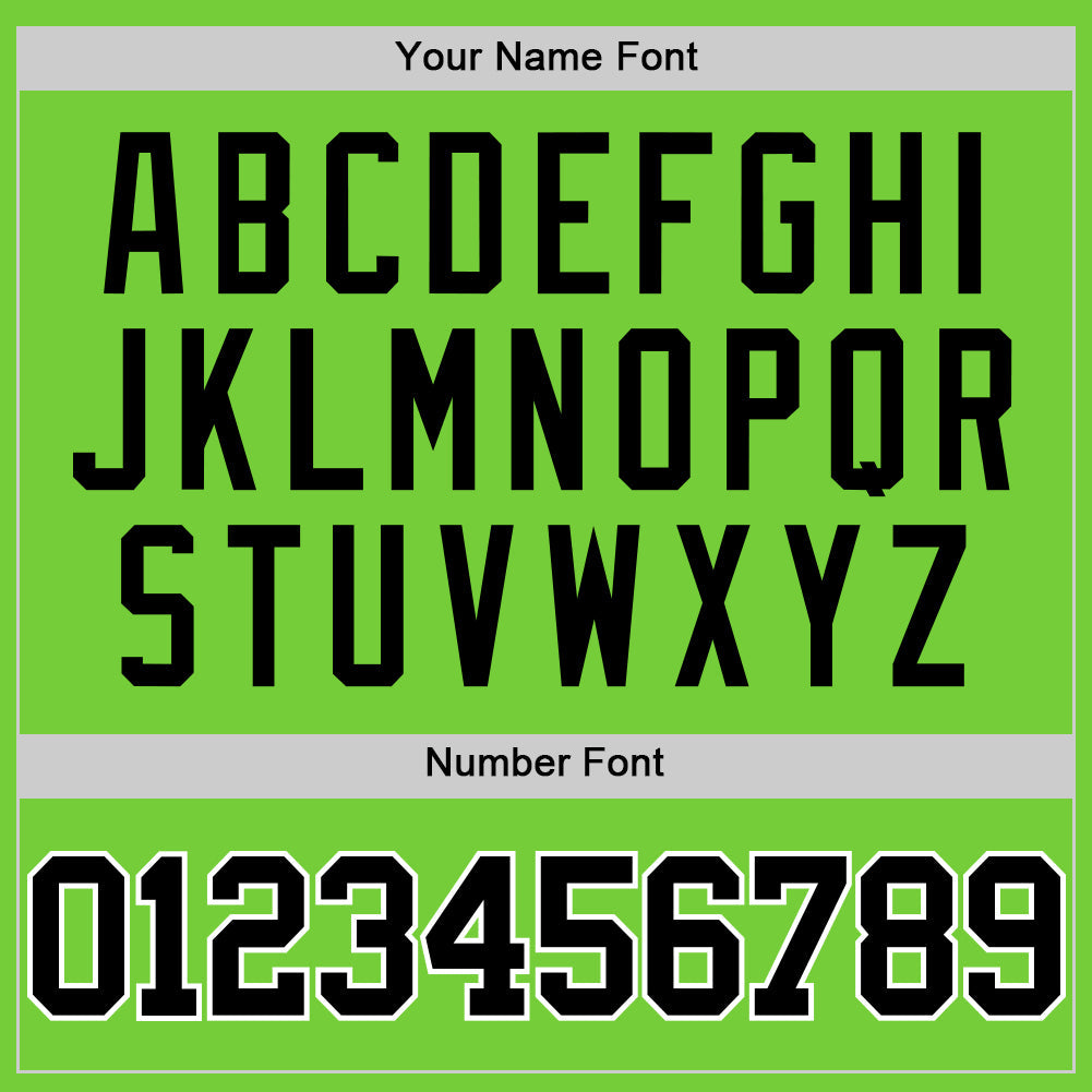 Custom Neon Green Black-White Authentic Basketball Jersey Limited