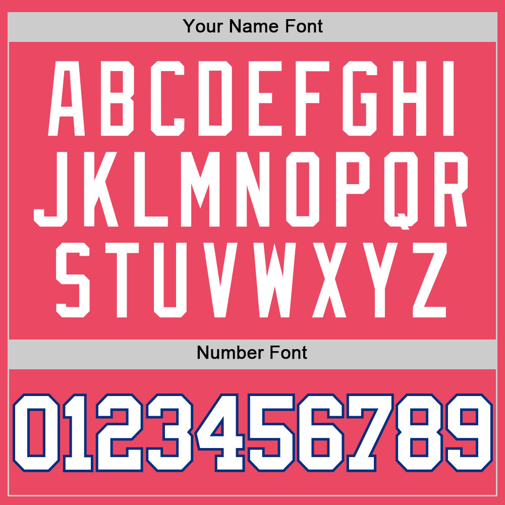 Custom Neon Pink White-Royal Authentic Basketball Jersey Limited