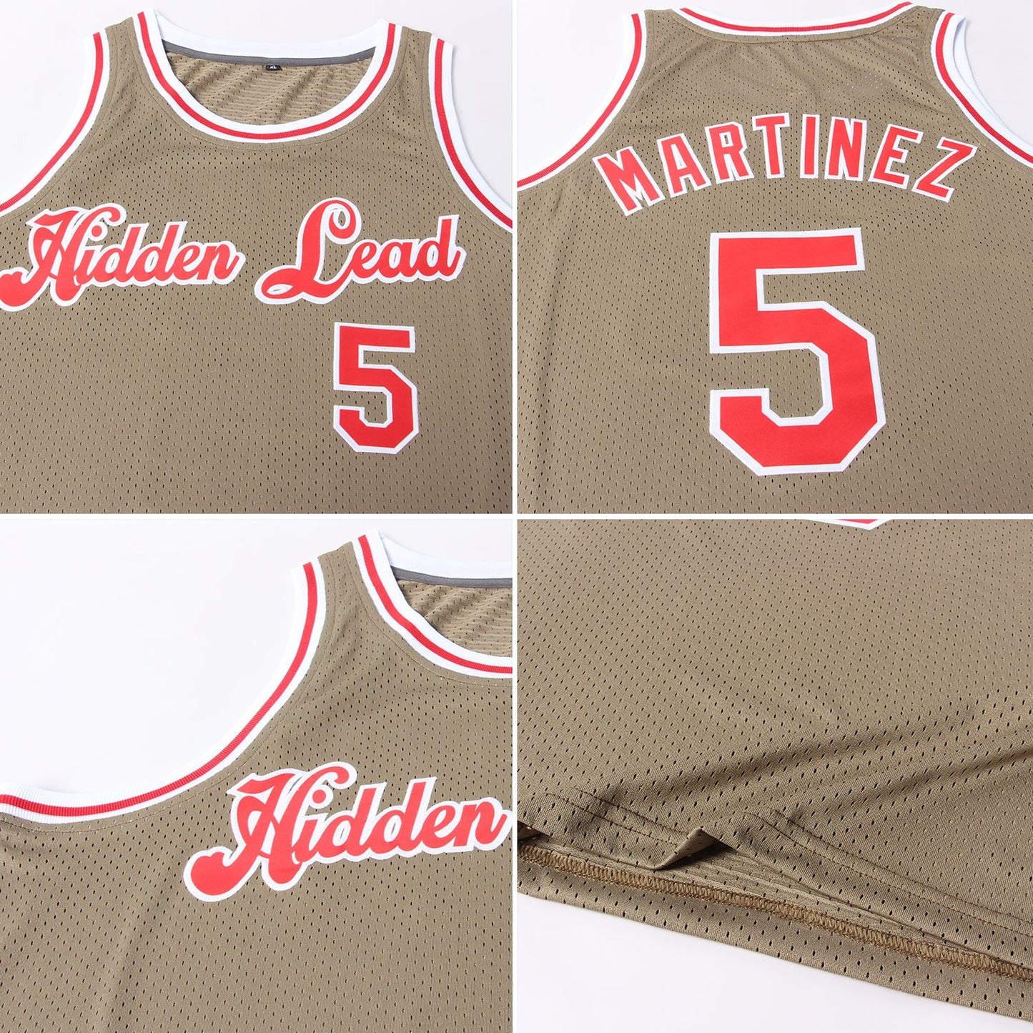 Custom Olive Red-White Authentic Throwback Salute To Service Basketball Jersey Limited