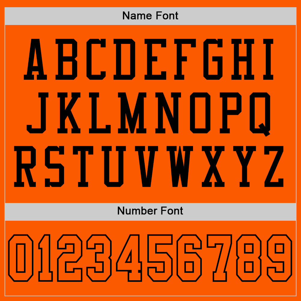 Custom Orange Orange-Black Mesh Authentic Throwback Football Jersey Limited