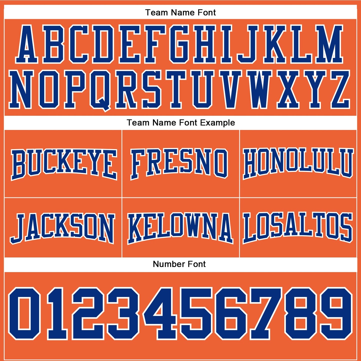 Custom Stitched Orange Royal-White Football Pullover Sweatshirt Hoodie Limited