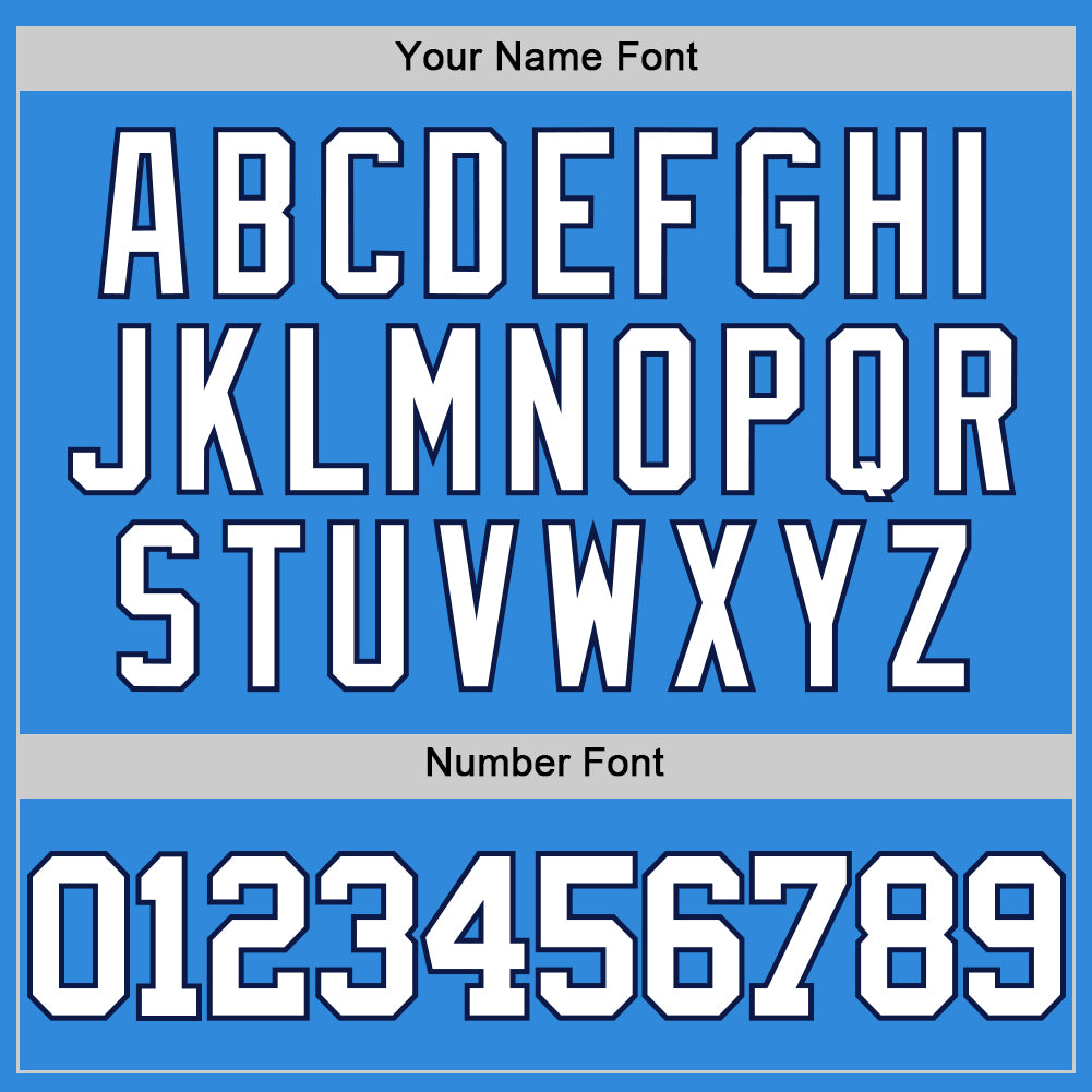 Custom Powder Blue White-Navy Authentic Basketball Jersey Limited