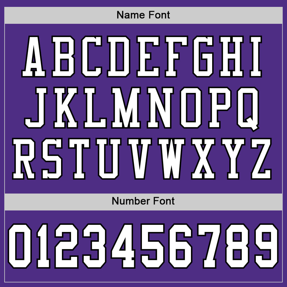 Custom Purple White-Black Mesh Authentic Football Jersey Limited