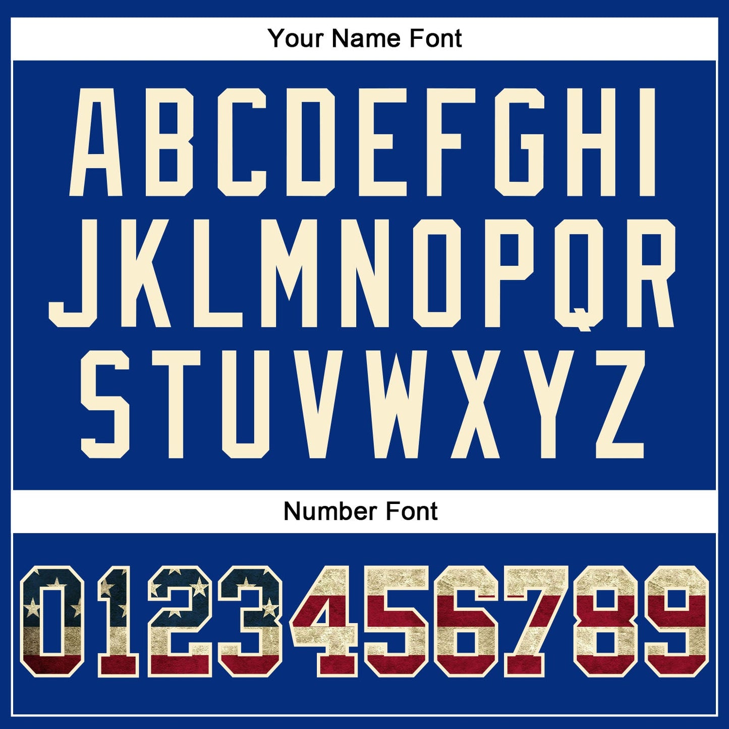 Custom Royal Vintage Usa Flag-Cream Authentic Throwback Basketball Jersey Limited