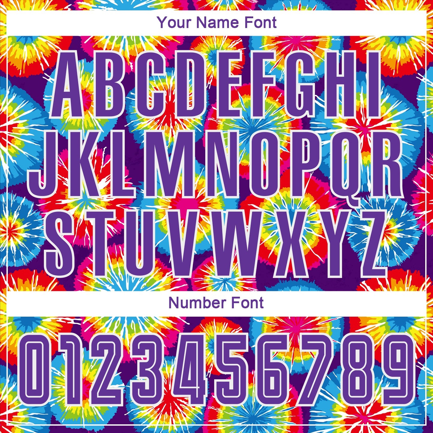 Custom Tie Dye Purple-White Sublimation Soccer Uniform Jersey Limited