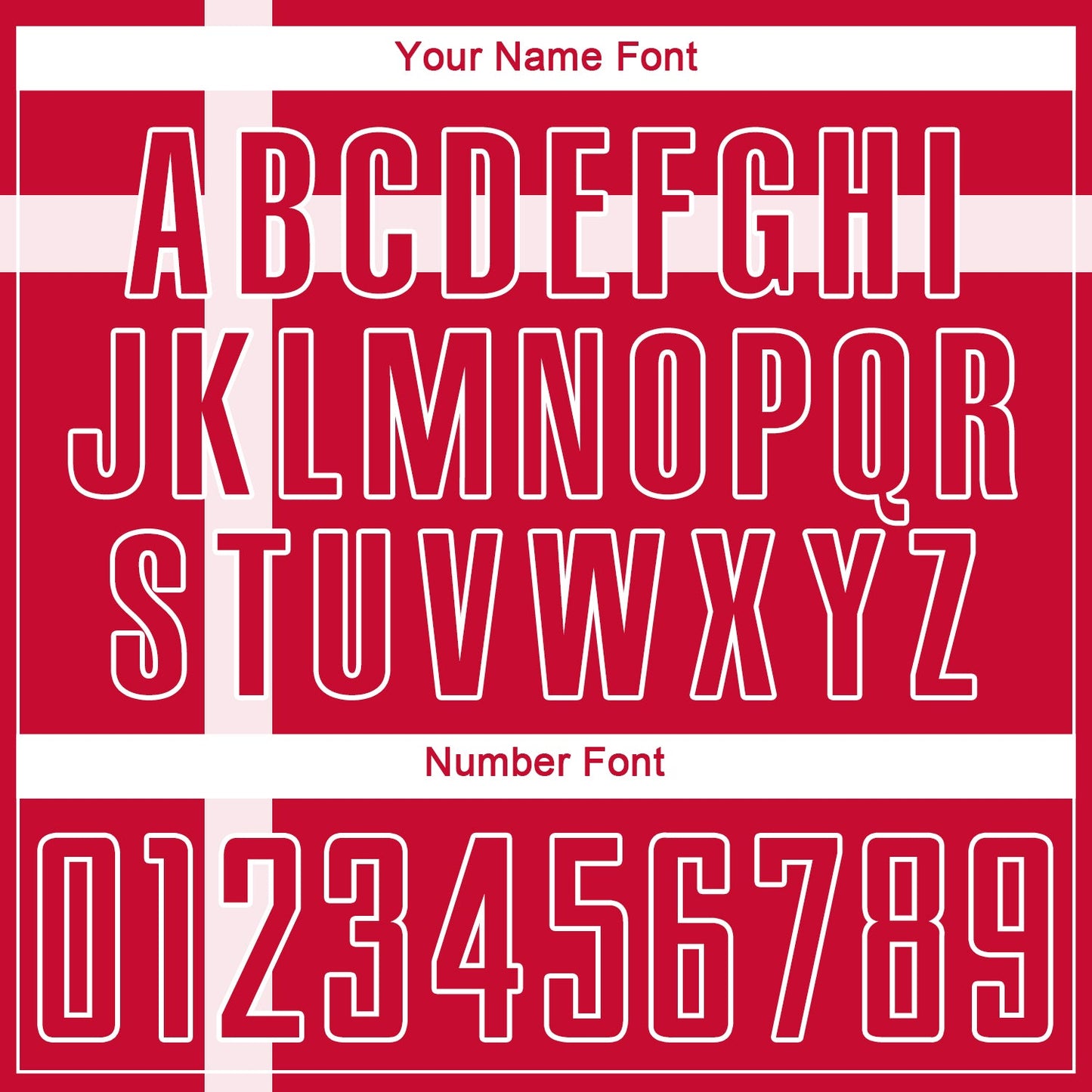 Custom Red Red-White Sublimation Danish Flag Soccer Uniform Jersey Limited