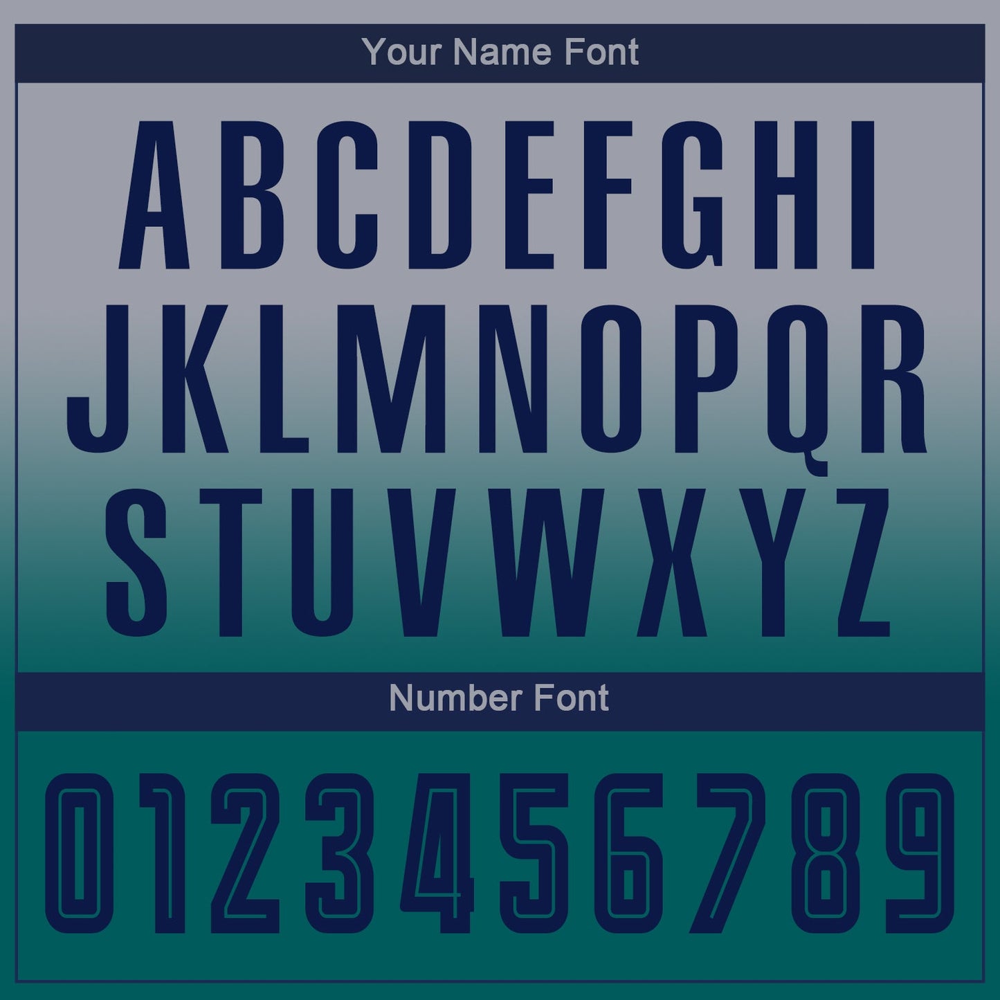 Custom Gray Navy-Teal Sublimation Long Sleeve Fade Fashion Soccer Uniform Jersey Limited