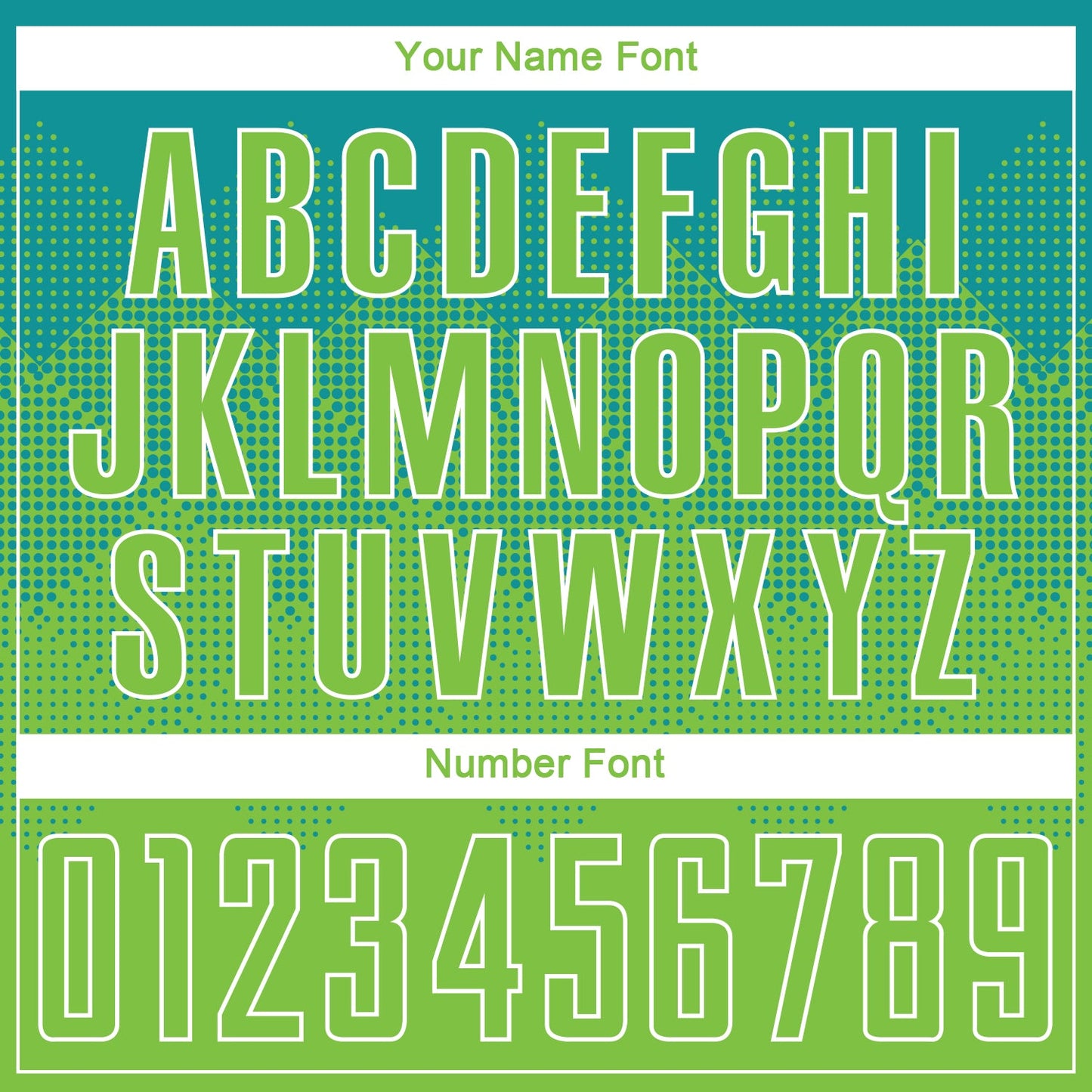 Custom Teal Neon Green-White Sublimation Soccer Uniform Jersey Limited