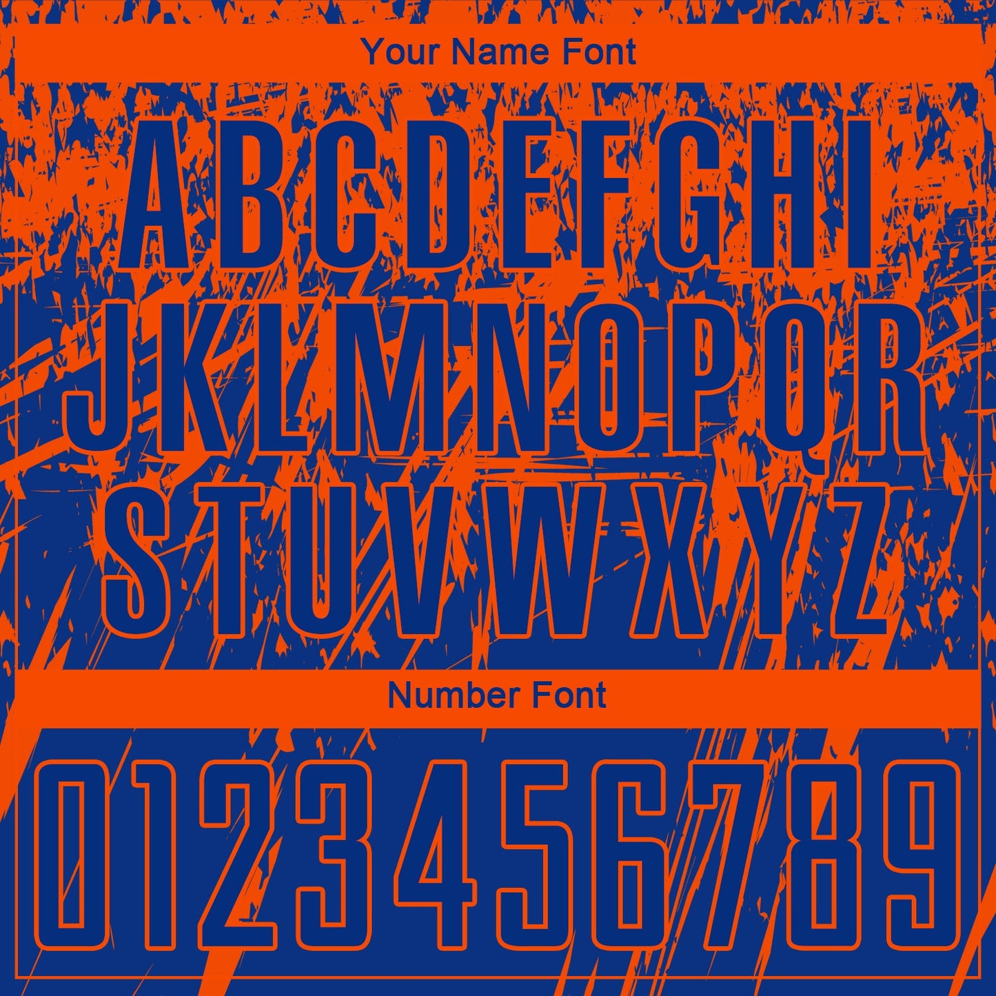 Custom Royal Orange Sublimation Soccer Uniform Jersey Limited