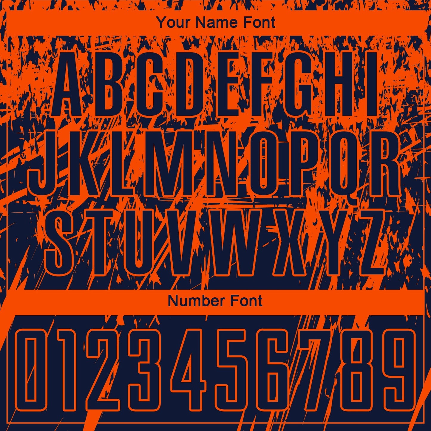 Custom Navy Orange Sublimation Soccer Uniform Jersey Limited