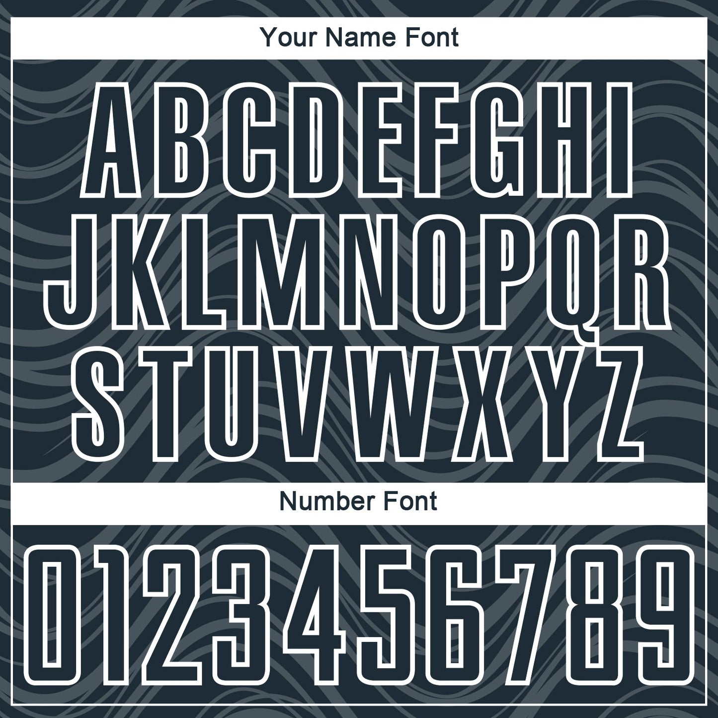 Custom Navy White Wavy Lines Sublimation Soccer Uniform Jersey Limited