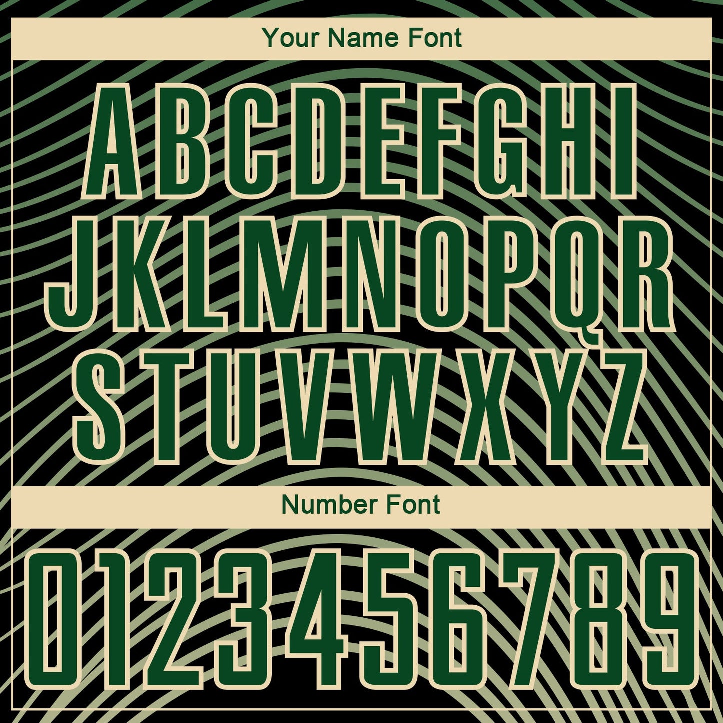 Custom Green Cream-Black Gradient Geometric Lines Sublimation Soccer Uniform Jersey Limited