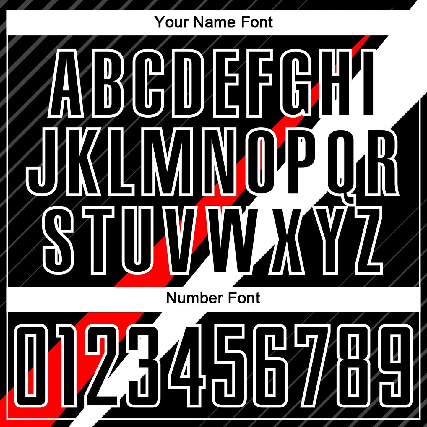 Custom Black Red-White Diagonal Lines Sublimation Soccer Uniform Jersey Limited