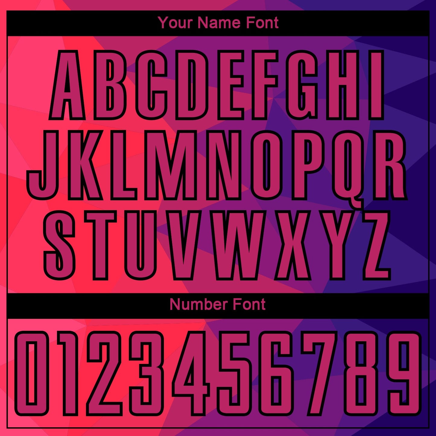 Custom Purple Red-Black Geometric Shapes Sublimation Soccer Uniform Jersey Limited