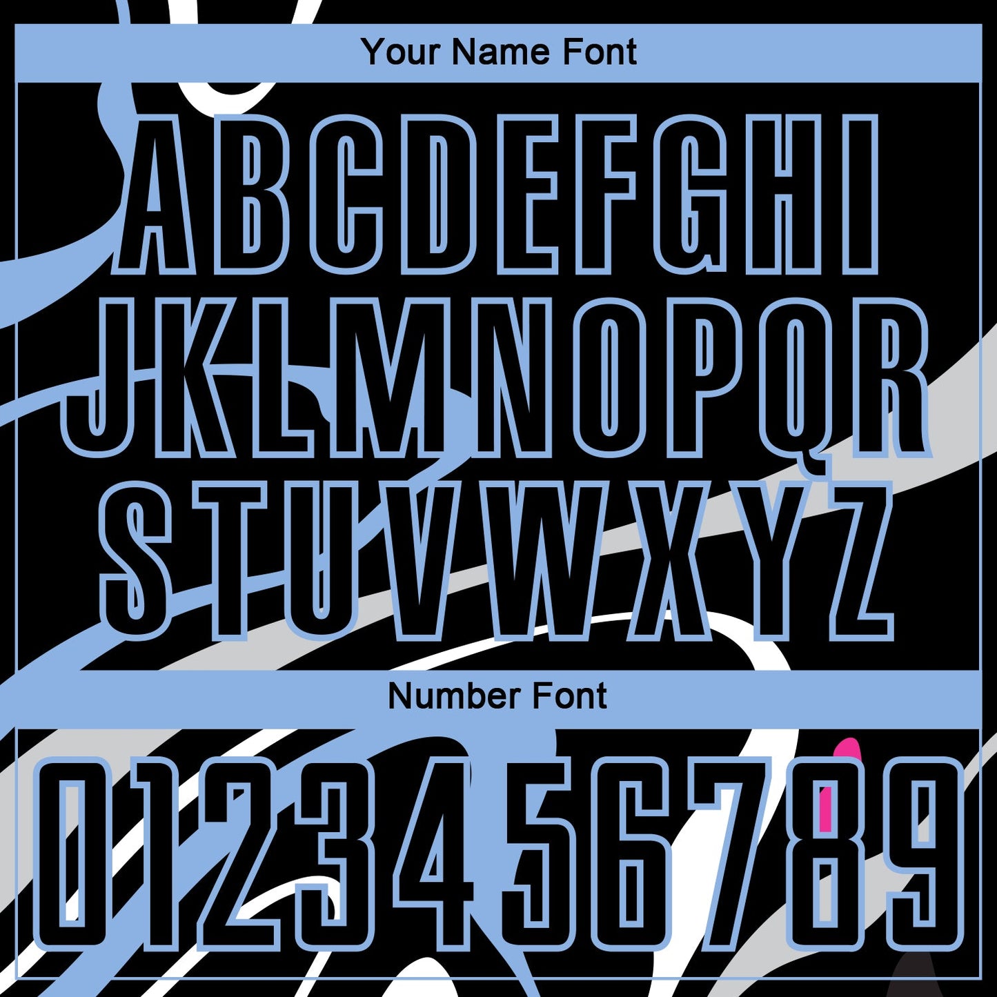 Custom Black Light Blue Fluid Shapes Sublimation Soccer Uniform Jersey Limited