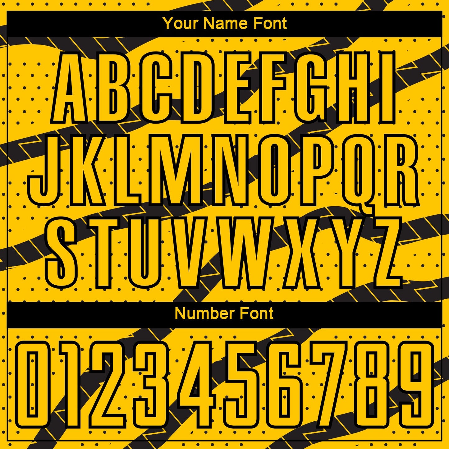 Custom Yellow Black Lines And Dots Sublimation Soccer Uniform Jersey Limited