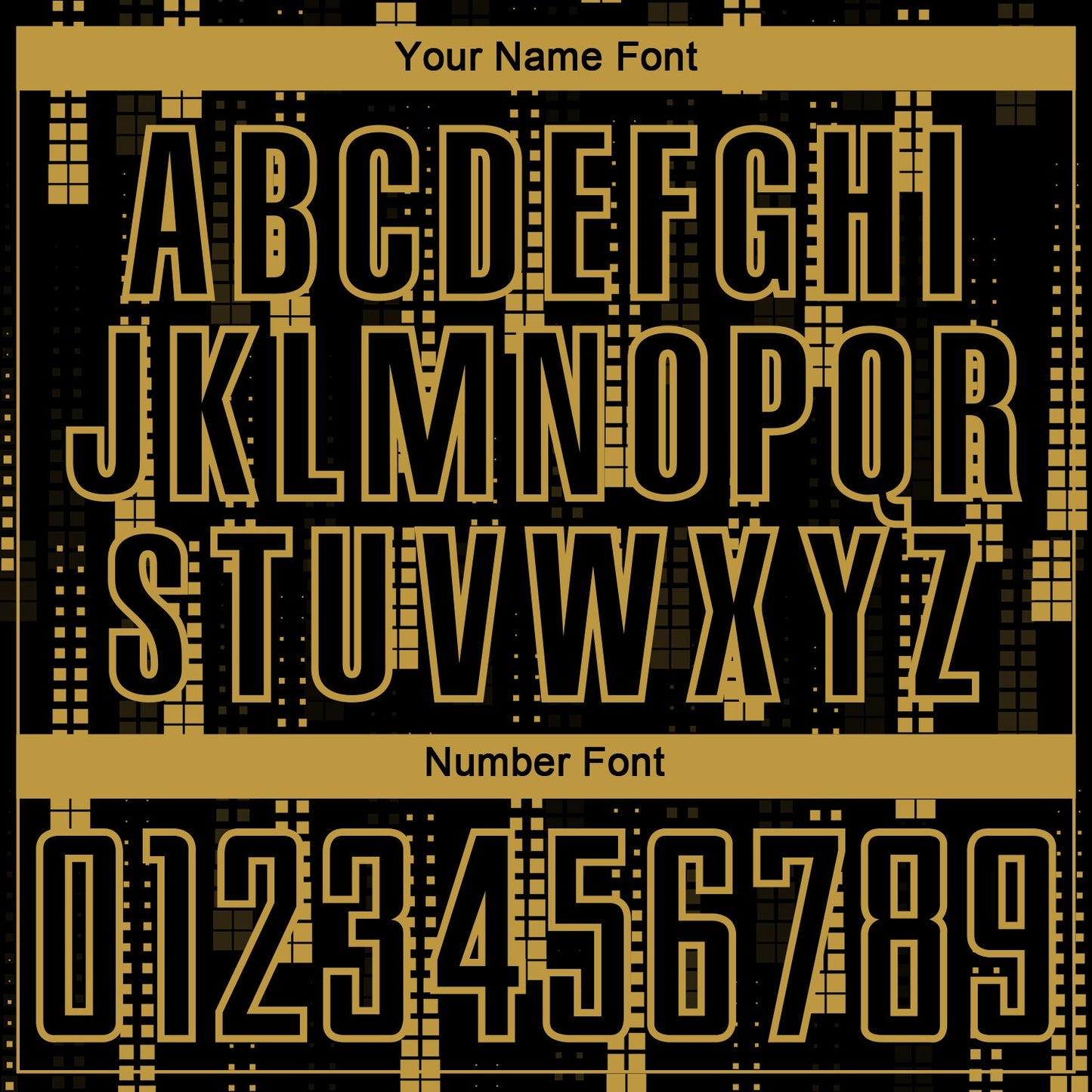 Custom Black Old Gold Geometric Shapes Sublimation Soccer Uniform Jersey Limited