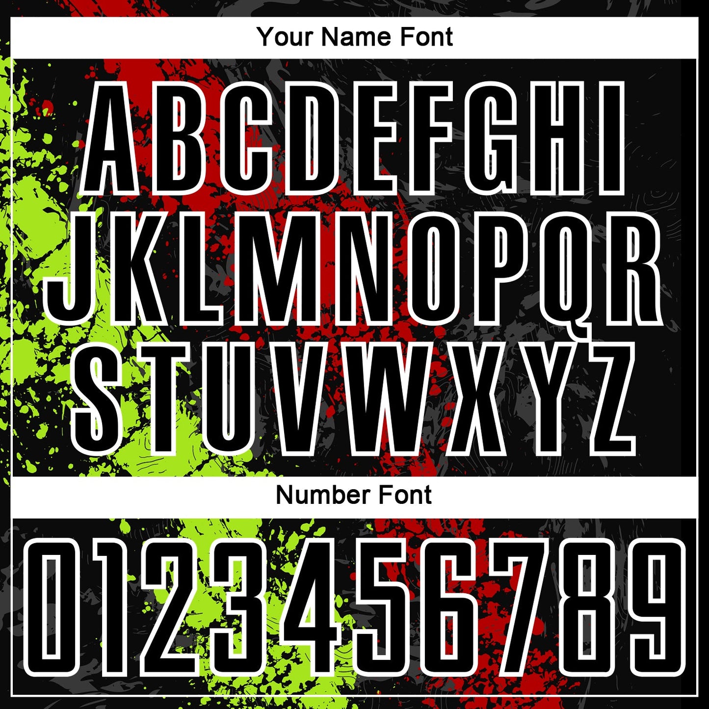 Custom Black Red-Neon Green Dripping Splatter Art Sublimation Soccer Uniform Jersey Limited