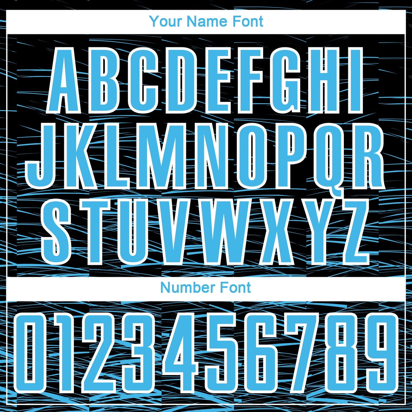 Custom Black Sky Blue-White Line Sublimation Soccer Uniform Jersey Limited