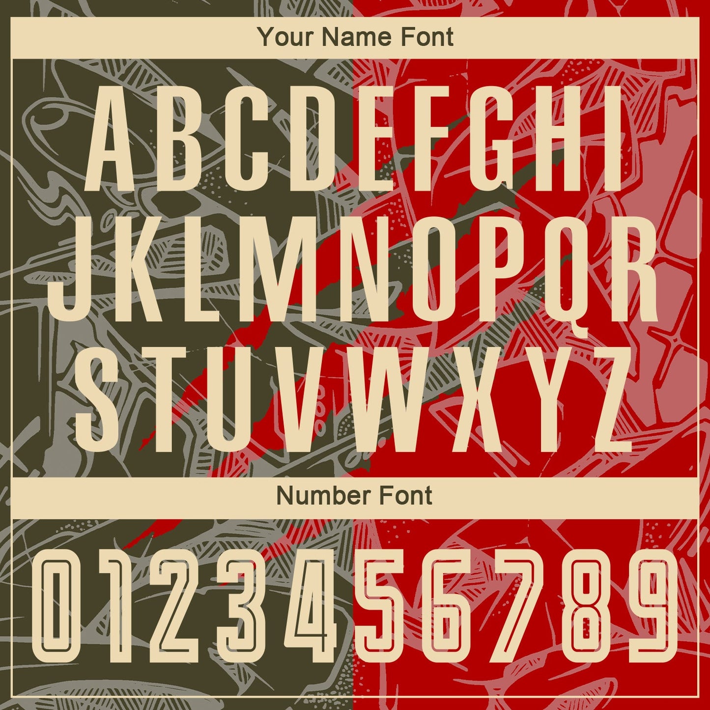 Custom Graffiti Pattern City Cream Red-Olive Scratch Sublimation Soccer Uniform Jersey Limited