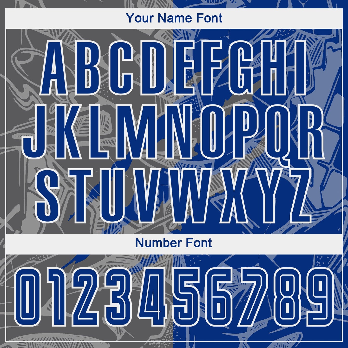 Custom Graffiti Pattern Royal-Steel Gray Scratch Sublimation Soccer Uniform Jersey Limited