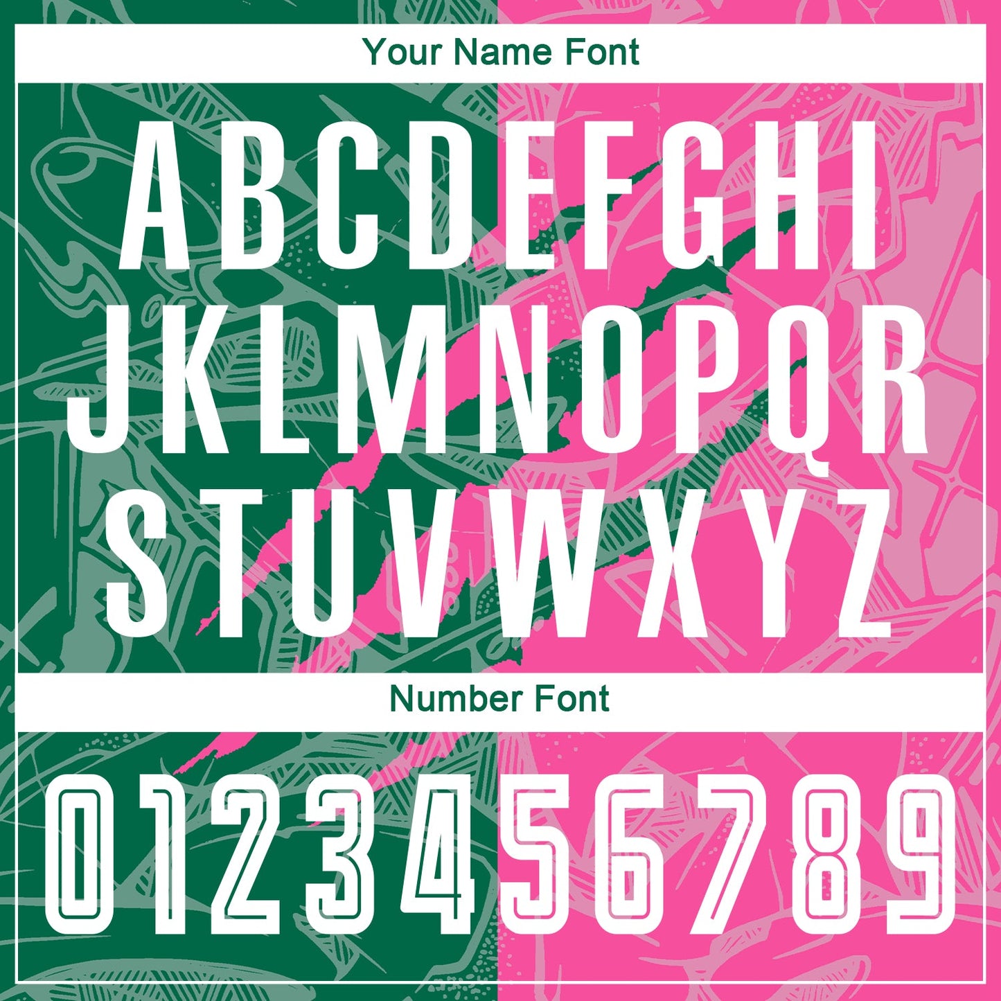 Custom Graffiti Pattern Kelly Green-Pink Scratch Sublimation Soccer Uniform Jersey Limited