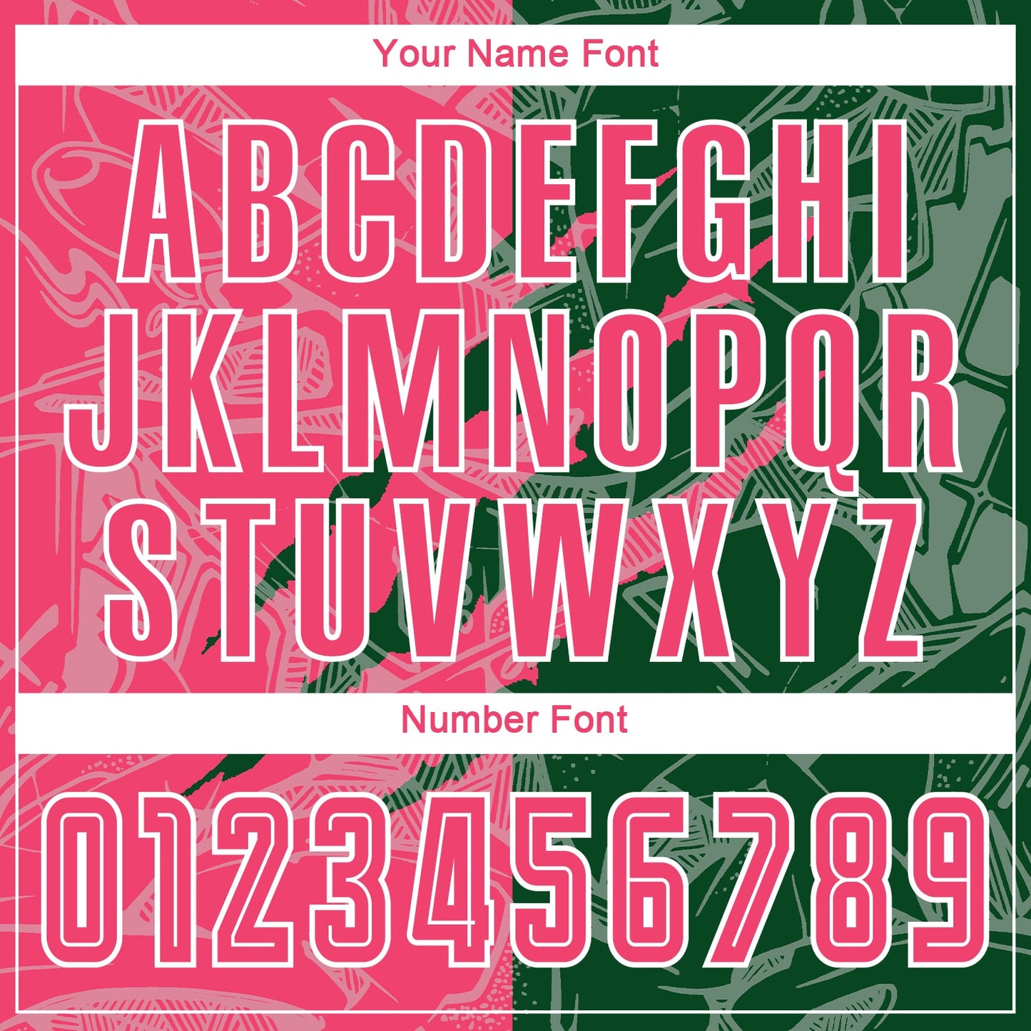 Custom Graffiti Pattern Neon Pink-Green Scratch Sublimation Soccer Uniform Jersey Limited