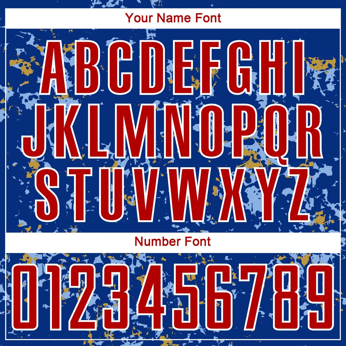 Custom Royal Red Old Gold-Light Blue Abstract Fragment Art Sublimation Soccer Uniform Jersey Limited