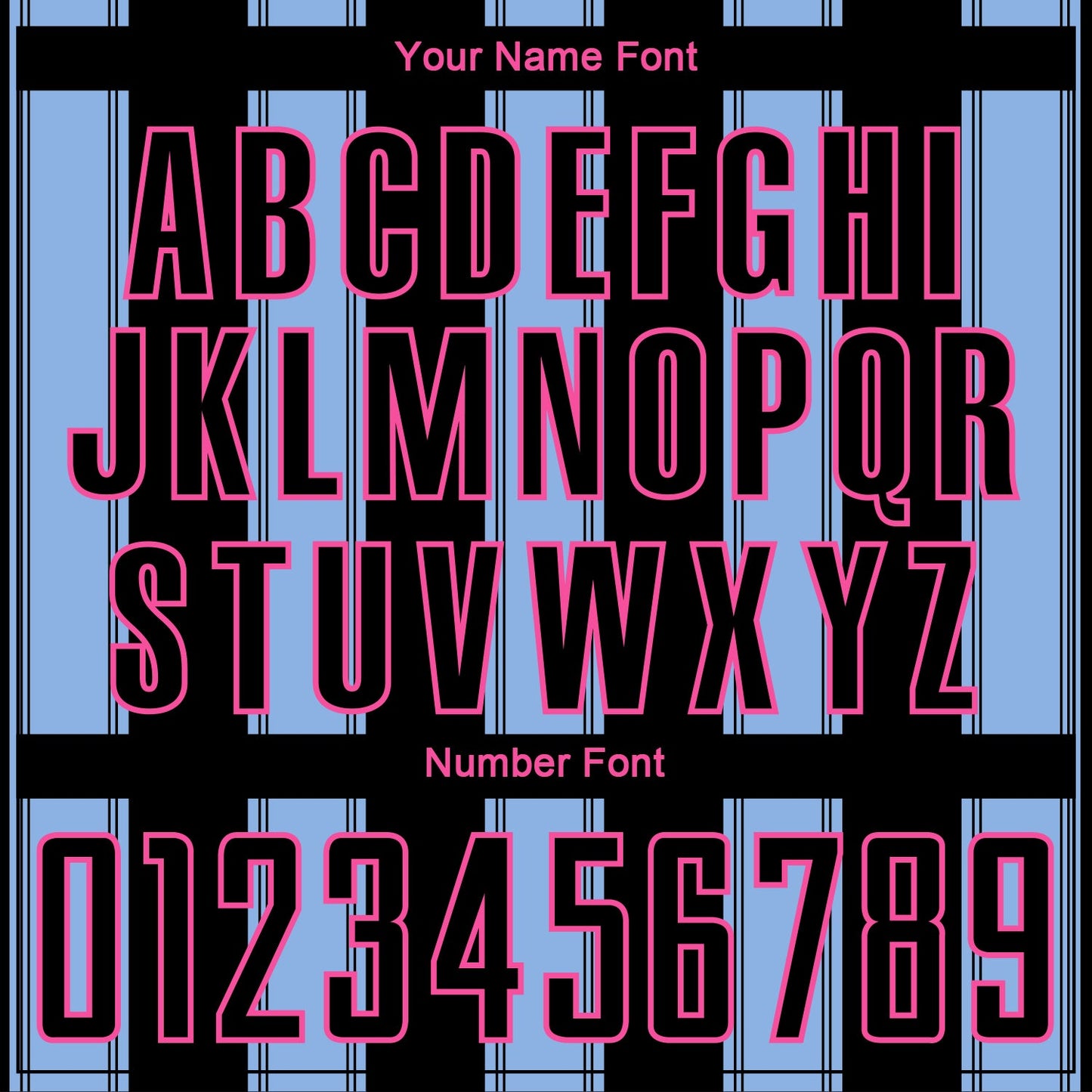 Custom Black Light Blue-Pink Line Sublimation Soccer Uniform Jersey Limited