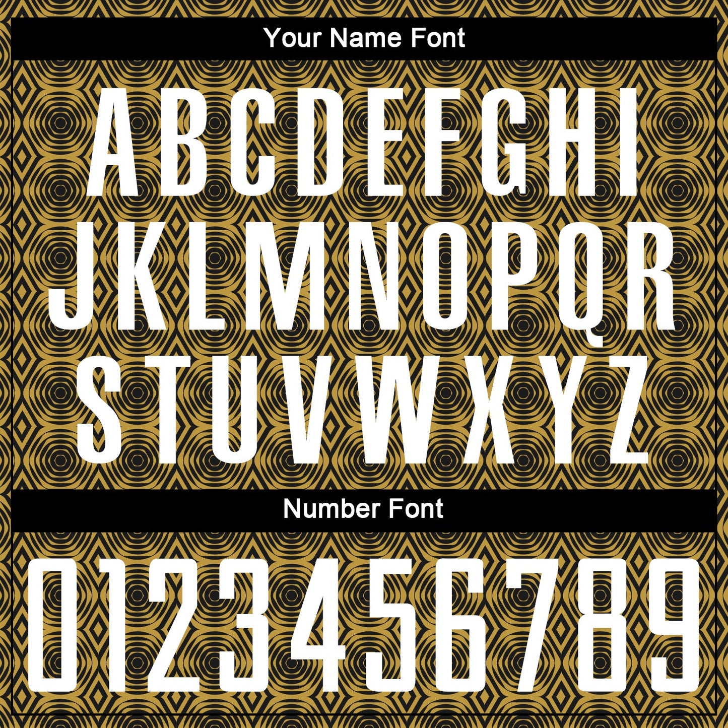 Custom Old Gold White-Black Geometric Shapes Sublimation Soccer Uniform Jersey Limited