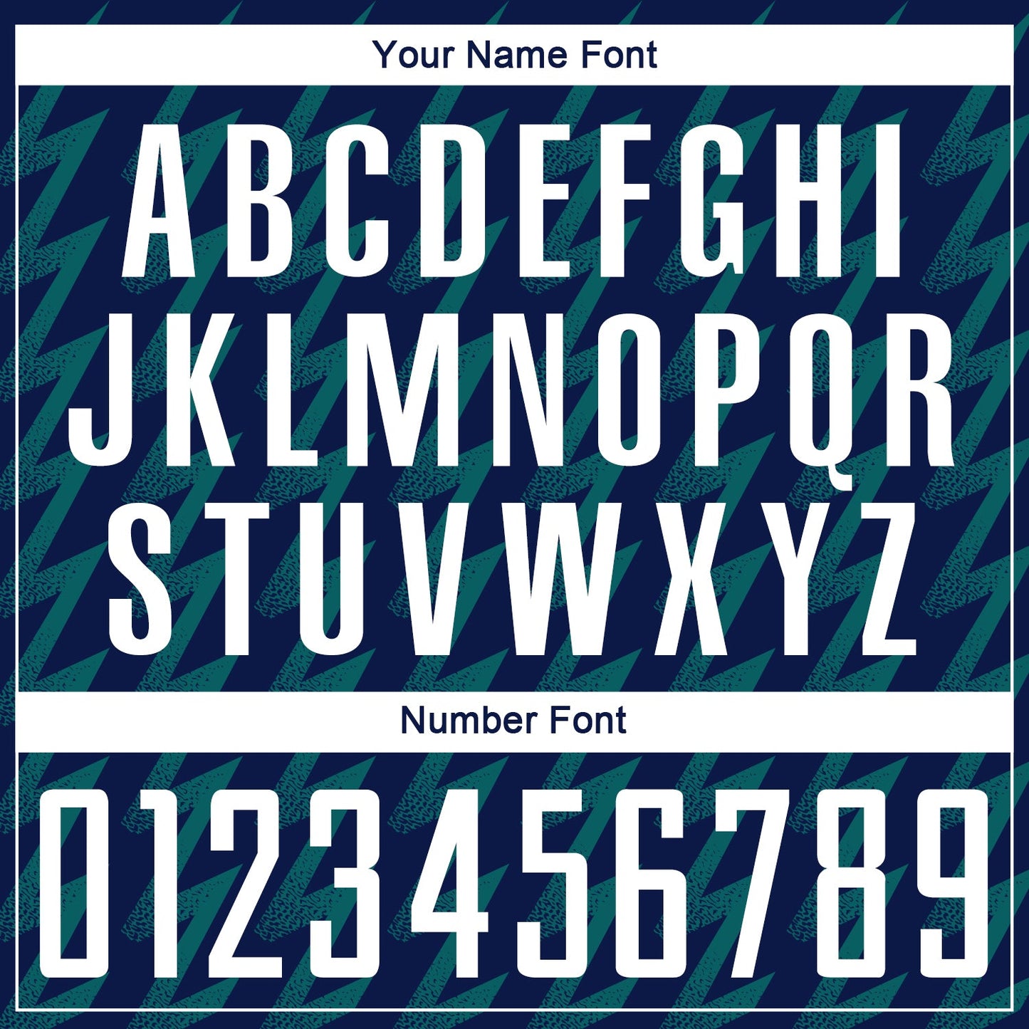 Custom Navy White-Teal Zigzag Shape Sublimation Soccer Uniform Jersey Limited