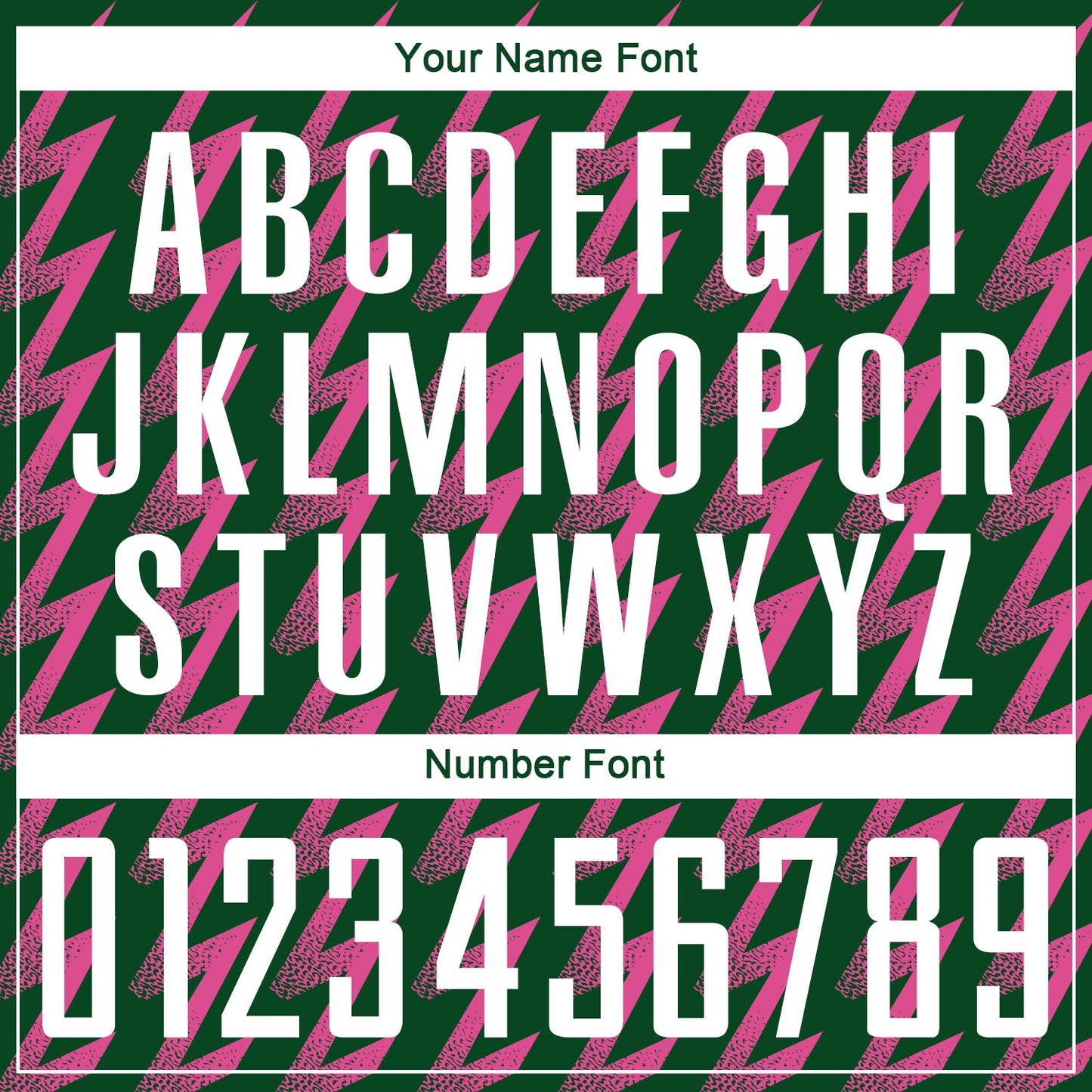 Custom Green White-Pink Zigzag Shape Sublimation Soccer Uniform Jersey Limited