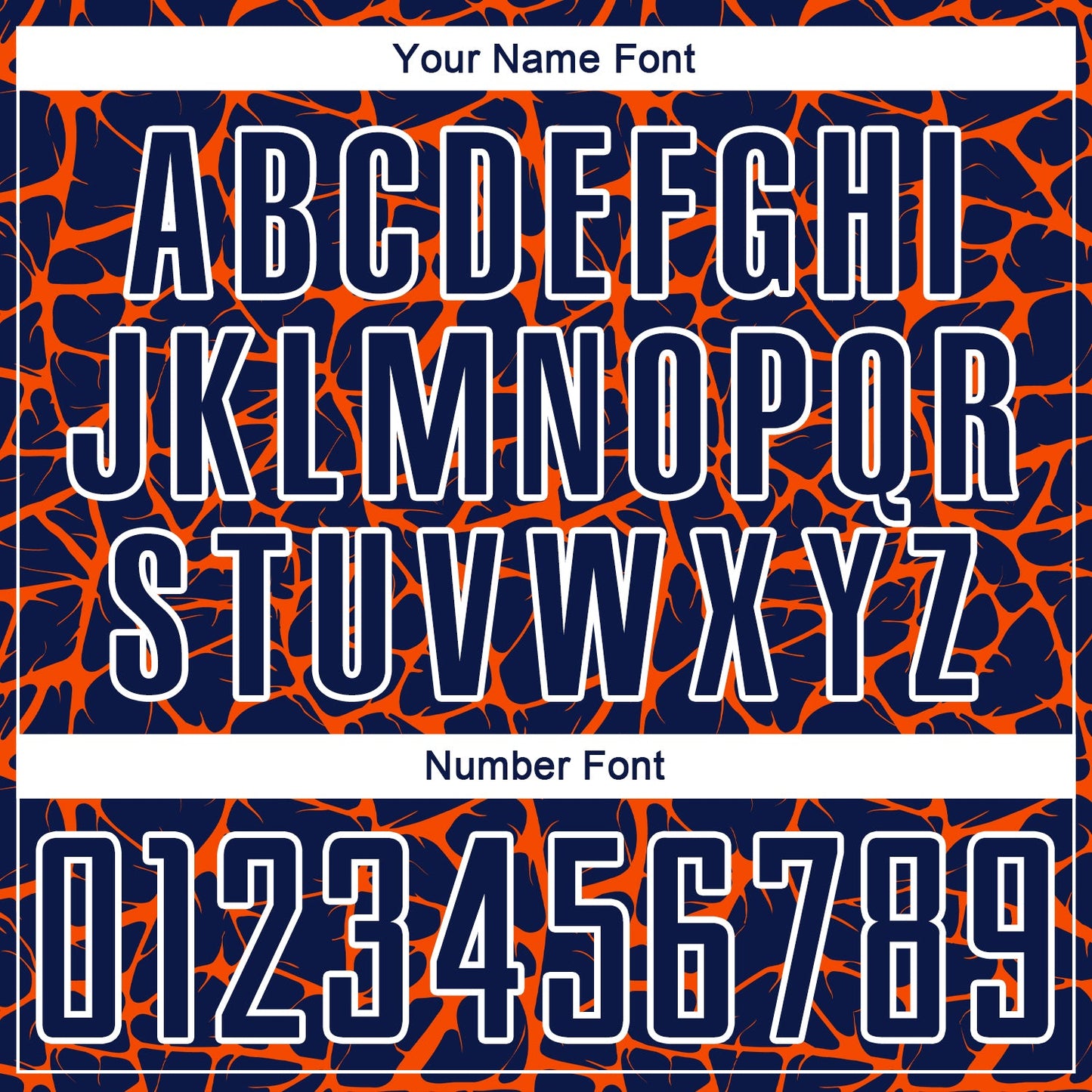 Custom Navy Orange-White Abstract Network Splash Sublimation Soccer Uniform Jersey Limited